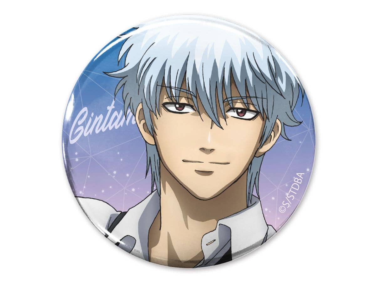 Gintama: Sakata Gintoki 65mm Can Badge, Bartender Ver.