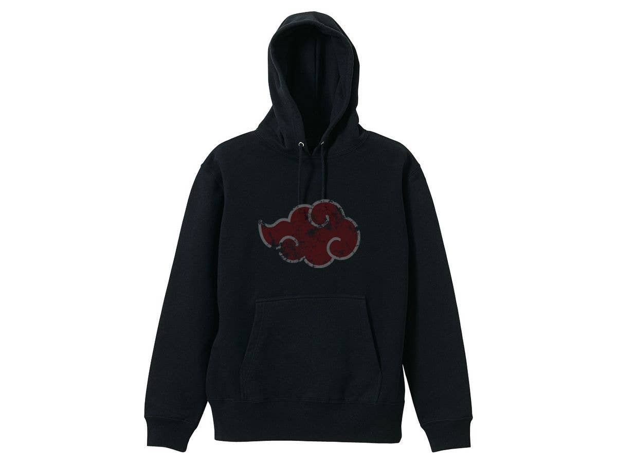 NARUTO Shippuden: Akatsuki Pullover Hoodie BLACK XL