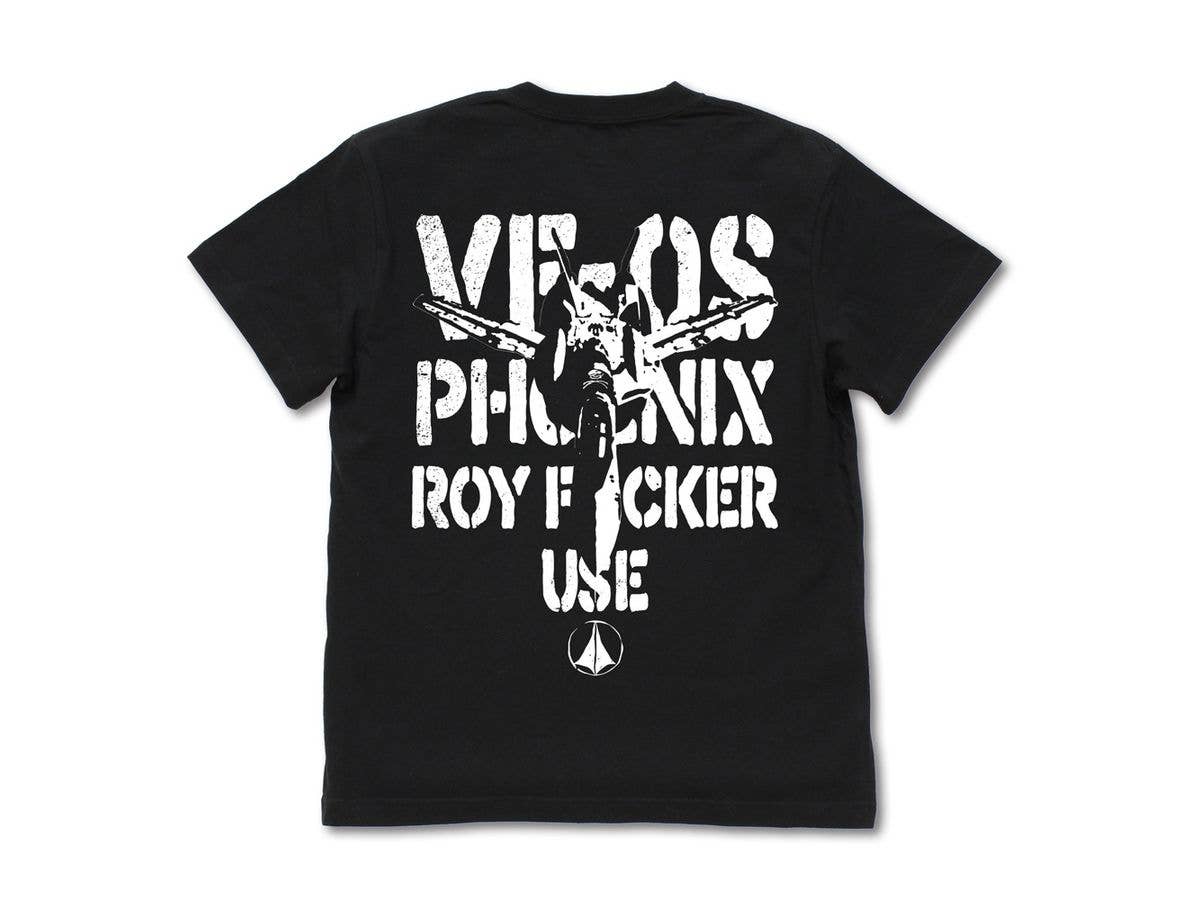 Macross Zero: VF-0S Phoenix T-shirt/BLACK-XL