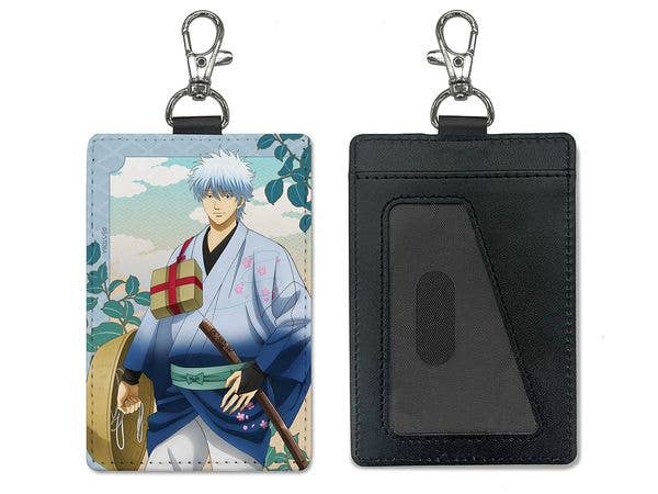 Gintama: Newly Illustrated Sakata Gintoki Pass Case (with carabiner) Travel Outfit Ver.