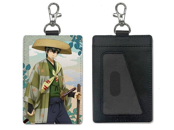 Gintama: Newly Illustrated Hijikata Toushirou Pass Case (with carabiner) Travel Outfit Ver.