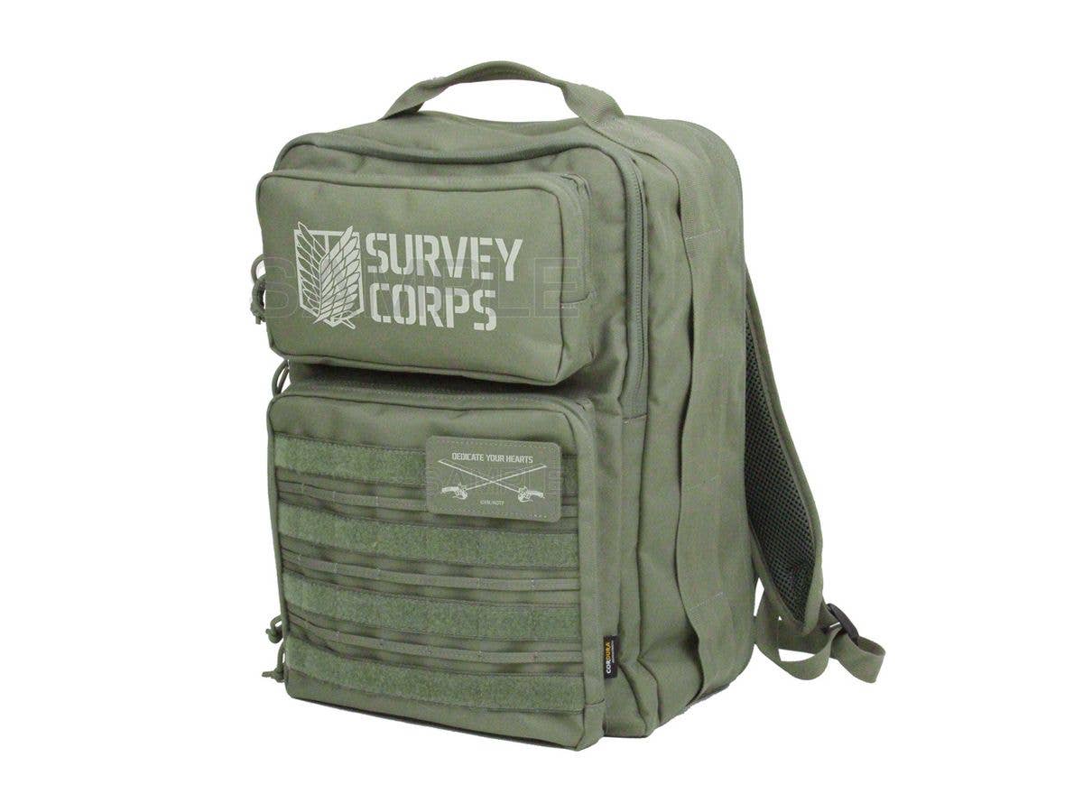 Attack On Titan: Survey Corps Functional Backpack / Ranger Green