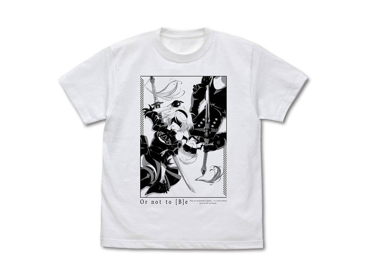 Nier:Automata Ver1.1A: 2B & 9S T-Shirt / White-M