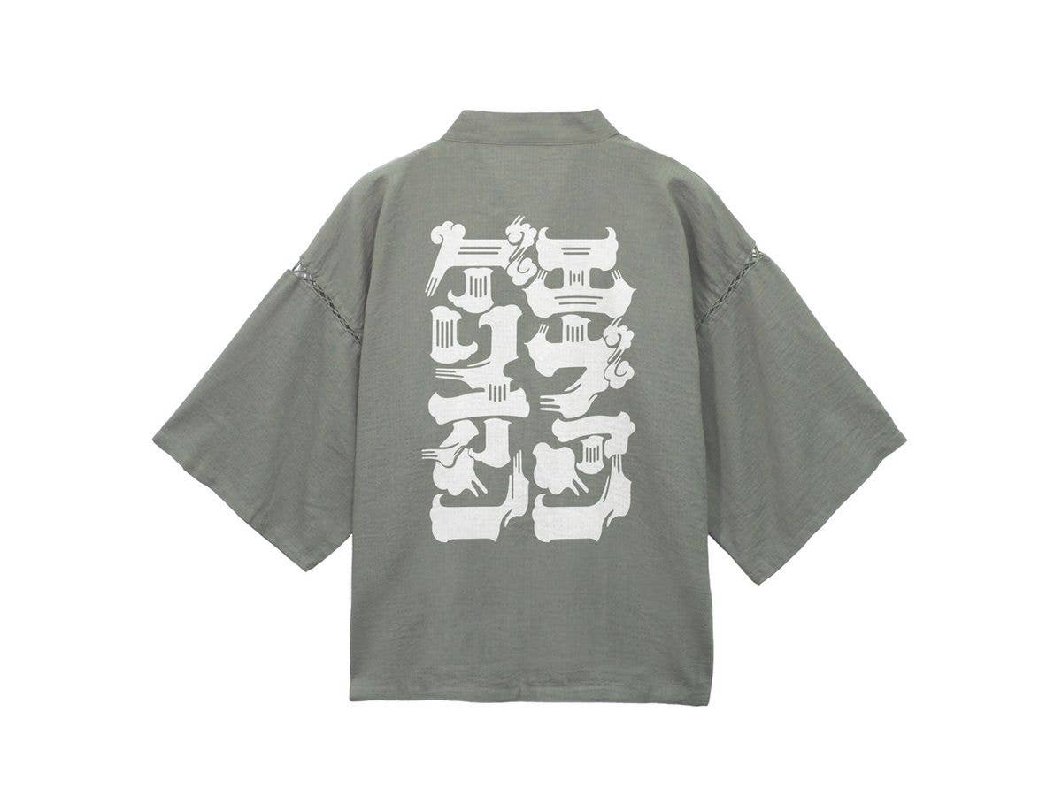 EVANGELION: Evangelion Jinbei / Rikyu Gray - Medium (M-L)