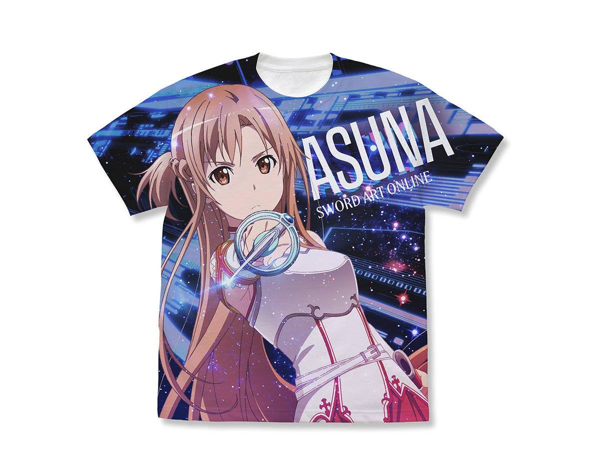 Sword Art Online: Asuna Full Graphic T-Shirt Flash Ver. / White-M