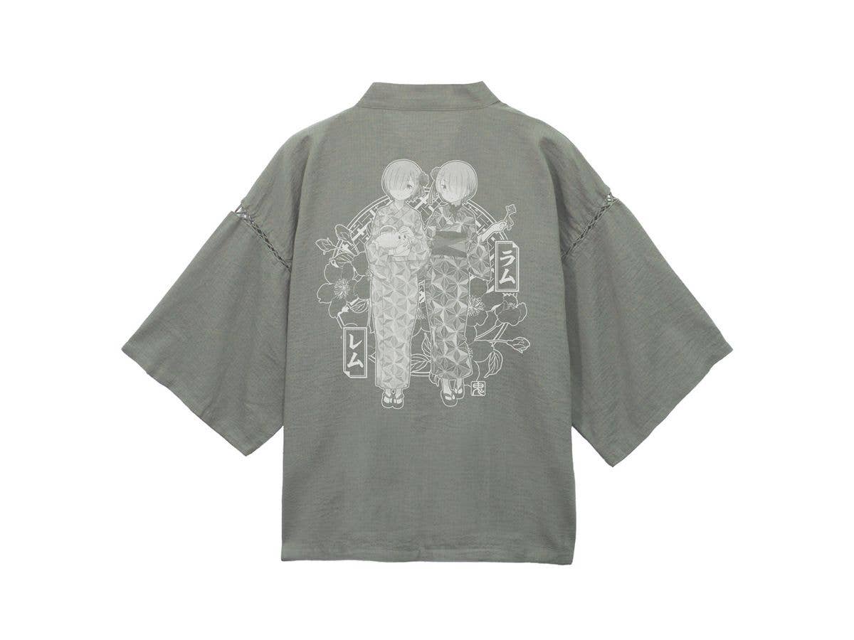 Re:Zero - Starting Life in Another World: Ram & Rem in Yukata (Jinbei) / Rikyu Gray - Large (XL-XXL)