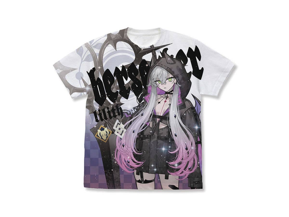 Fate/Grand Order: Berserker / Lilith Full Graphic T-Shirt / WHITE-S