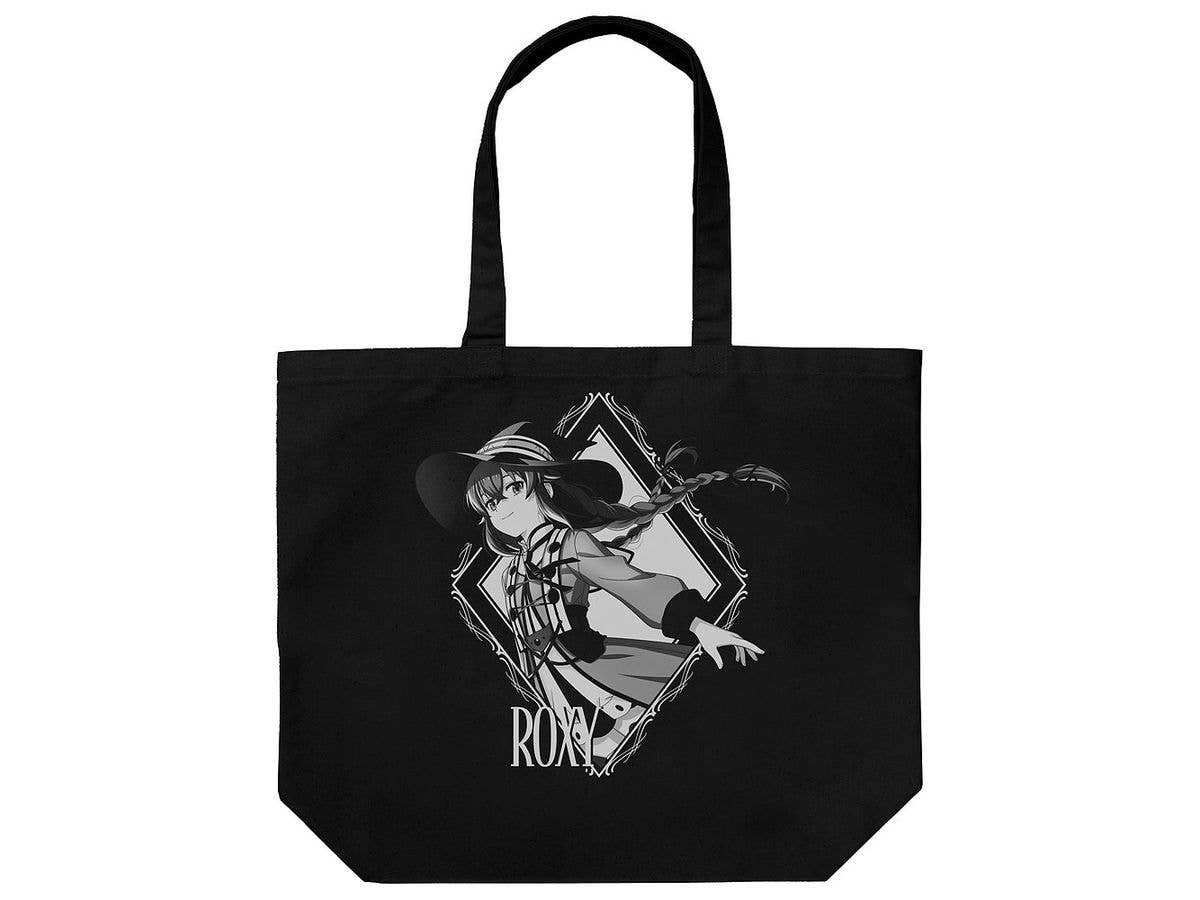 Jobless Reincarnation: Chronicle of Echoes: Ro x y Large Tote Bag Chronicle of Echoes Ver. / BLACK