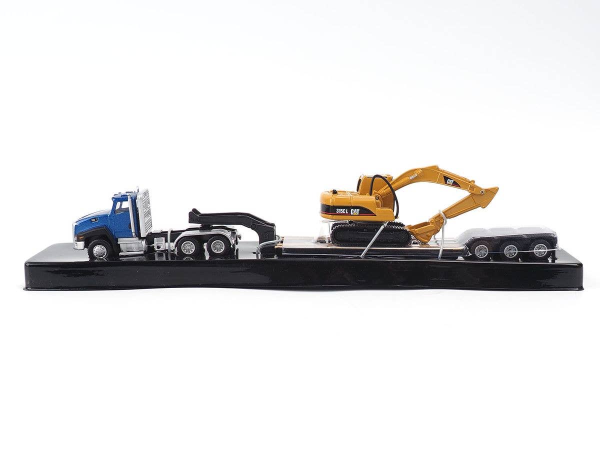 Caterpillar CAT CT660 Day Cab w/Lowboy Trailer & CAT 315CL Hydraulic Excavator Attached Complete Product