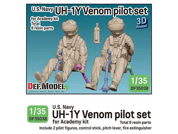 USMC UH-1Y Venom Pilot Set (2Fig. / for Academy)