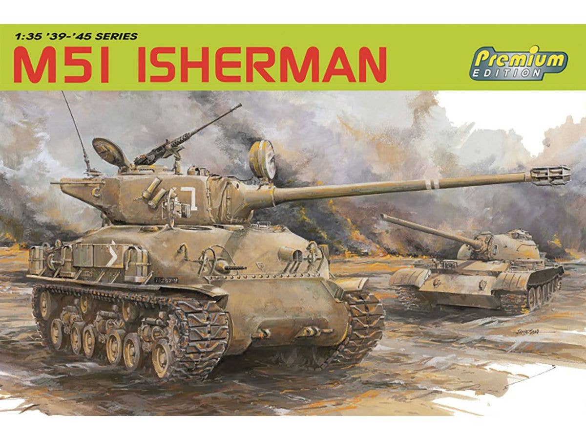 Israel Defense Forces M51 Super Sherman Aluminum Barrel with 3D Printed Muzzle Brake (Luxury Edition)