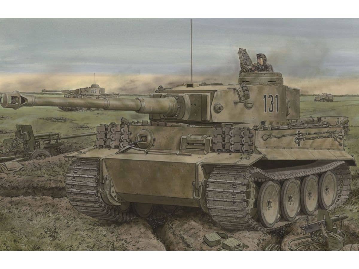 WWII German Tiger I Early Production Model, Kurt Knispel, Deluxe Edition w/Magic Tracks, Aluminum Barrel, 3D-Printed Muzzle Brake