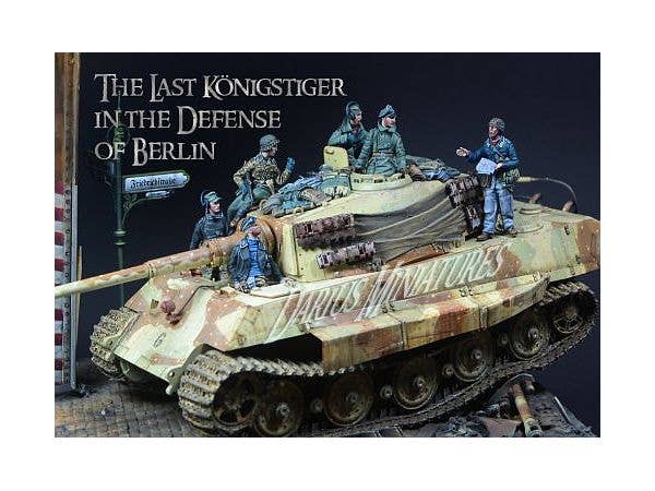 WWII German King Tiger Crew & Accessory Set The Last Konigstiger in the Defense of Berlin (6pcs)