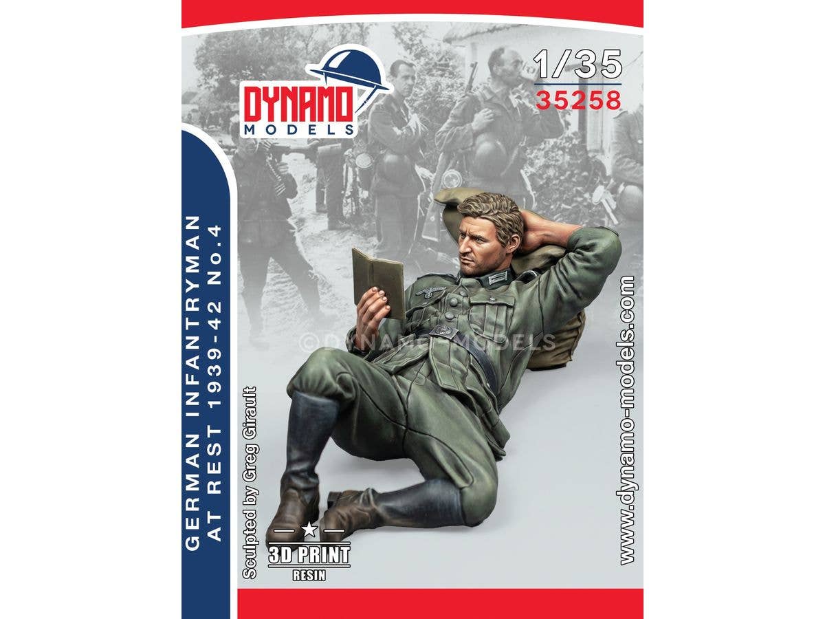 German Infantryman at Rest 1939-42 No.4