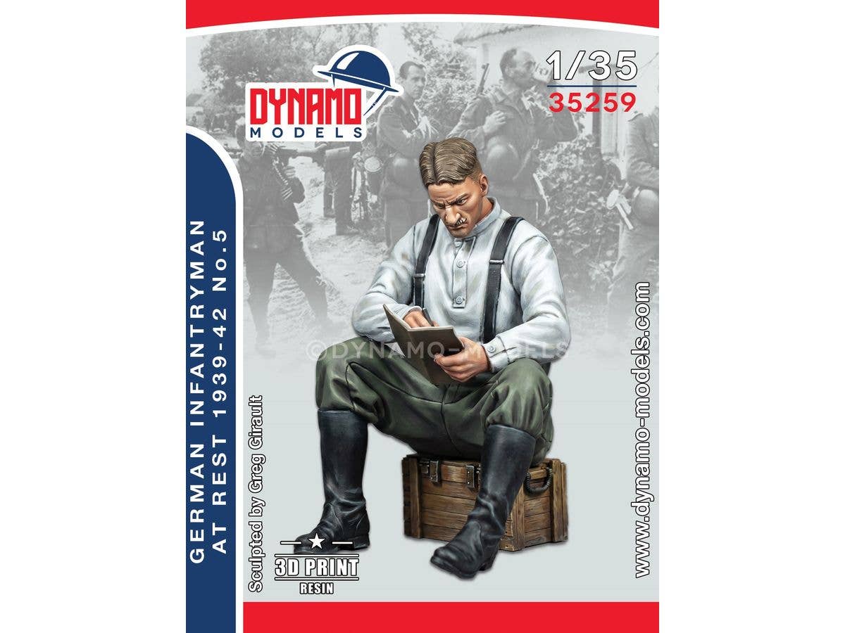 German Infantryman at Rest 1939-42 No.5