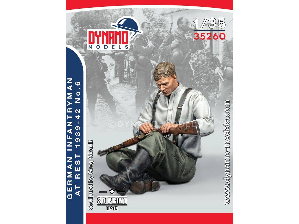 German Infantryman at Rest 1939-42 No.6