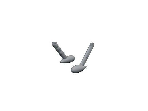 Bf 109G balance weights PRINT (For AIRFIX)