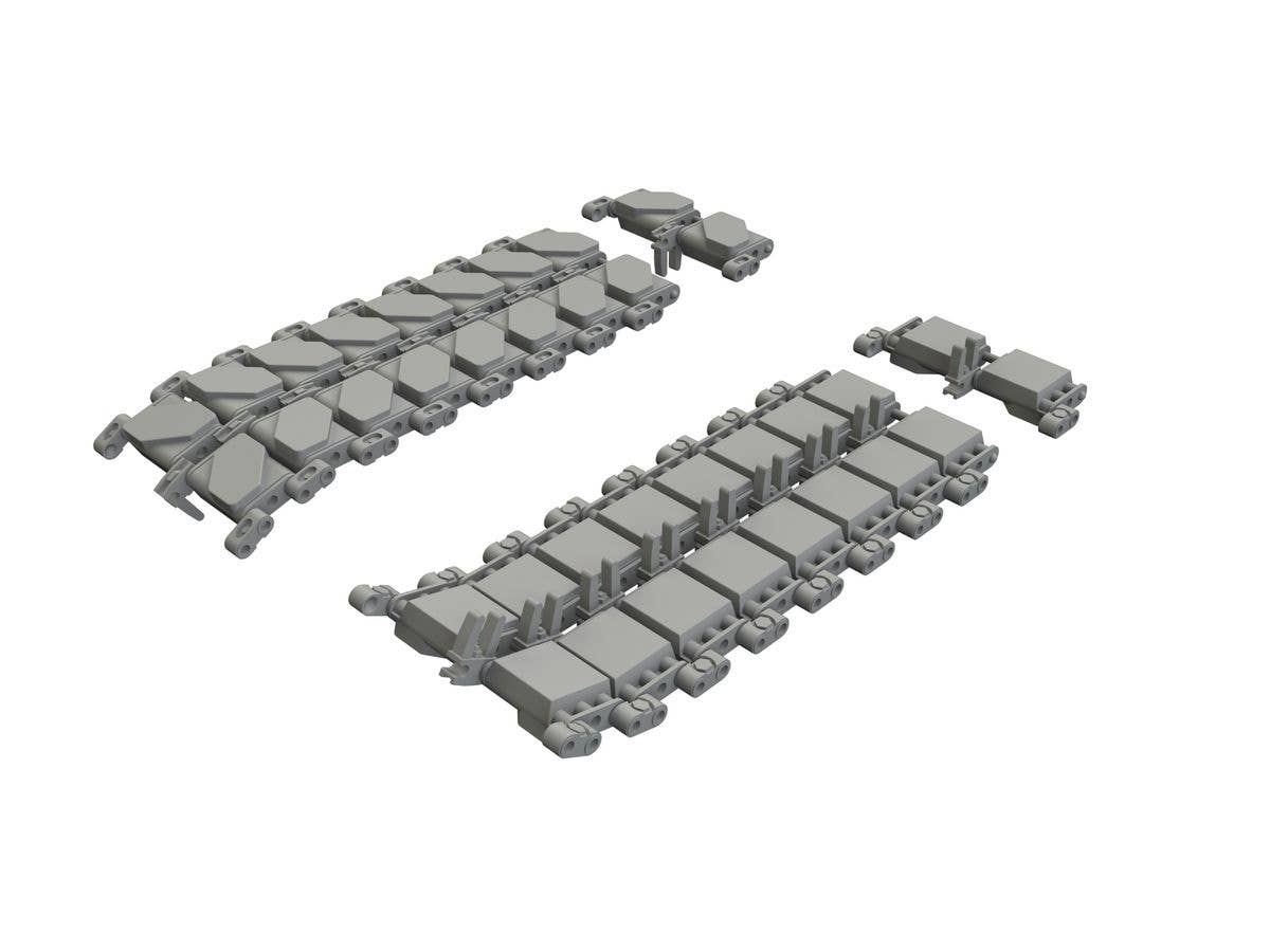 M1A1 Abrams tracks early (T-156) PRINT (for TAMIYA)