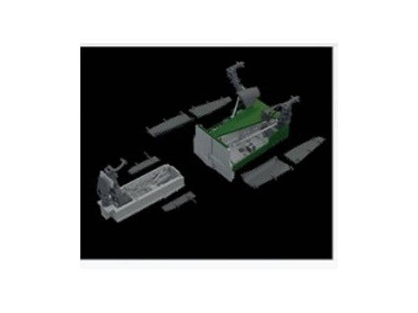 Jaguar T.2 / T.4 wheel bays & undercarriage legs PRINT (for AIRFIX)