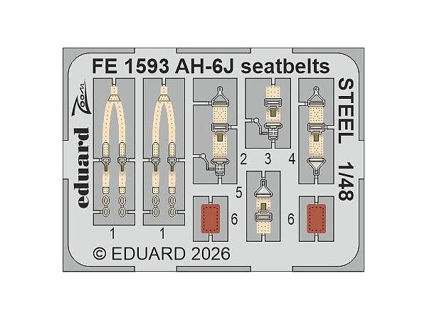 AH-6J seatbelts STEEL
