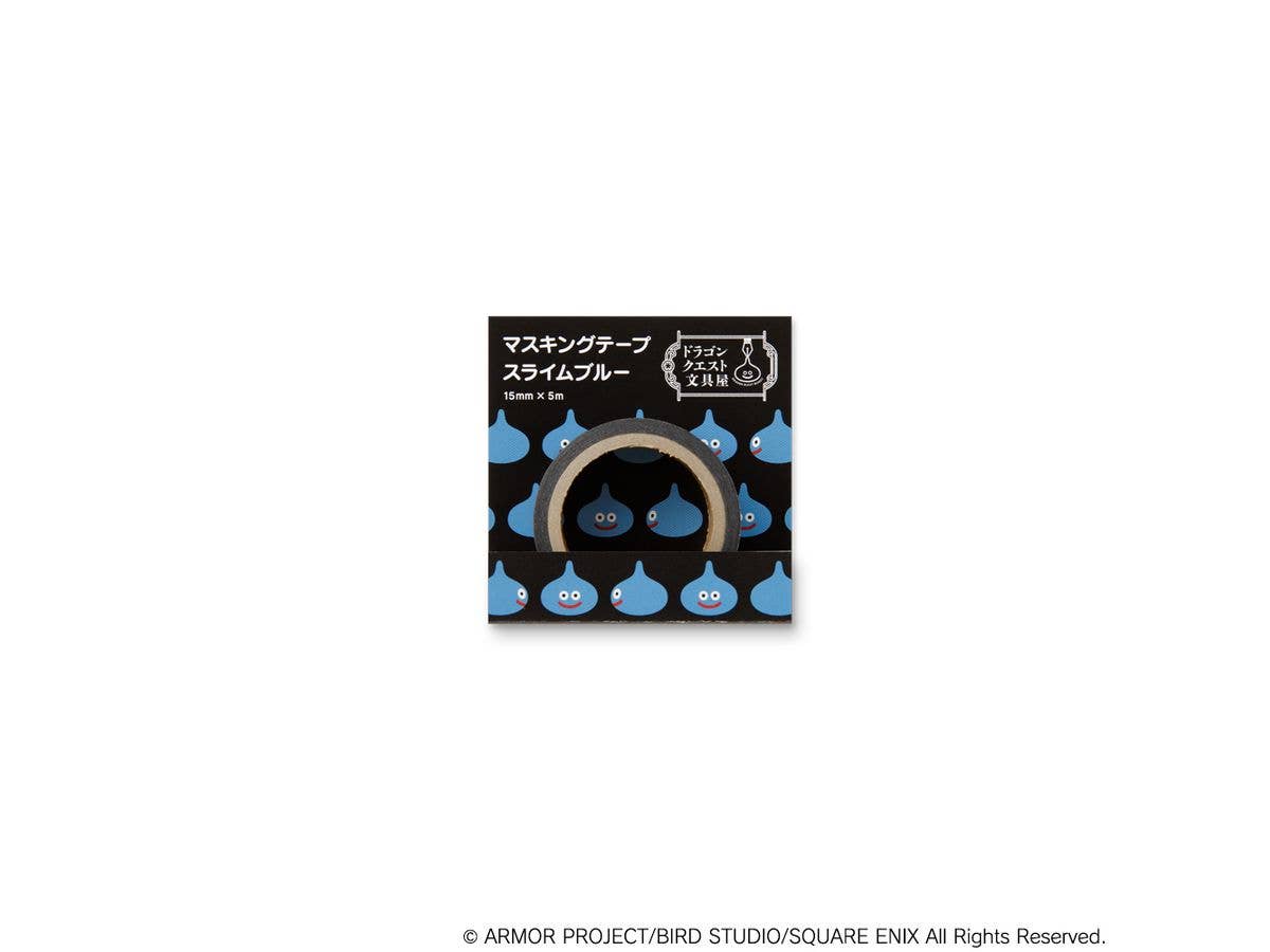 Dragon Quest Stationery Shop Masking Tape Slime Blue (Reissue)