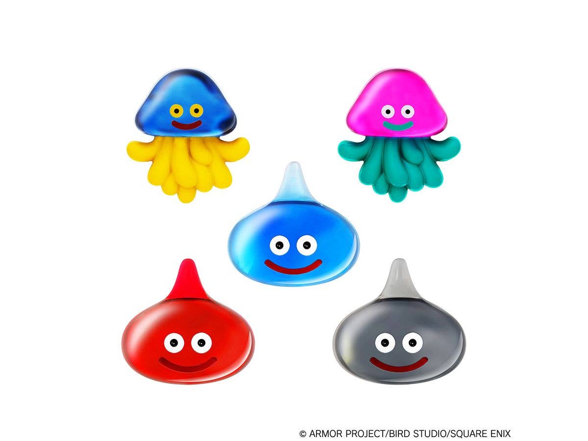 Dragon Quest: Smile Slime Acrylic Clear Magnet - A Healslime has appeared!