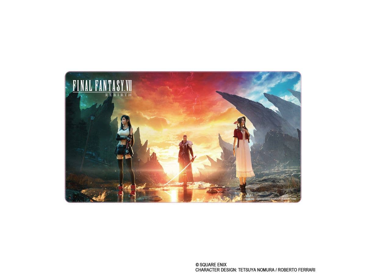 Final Fantasy VII Rebirth Key Art Playmat