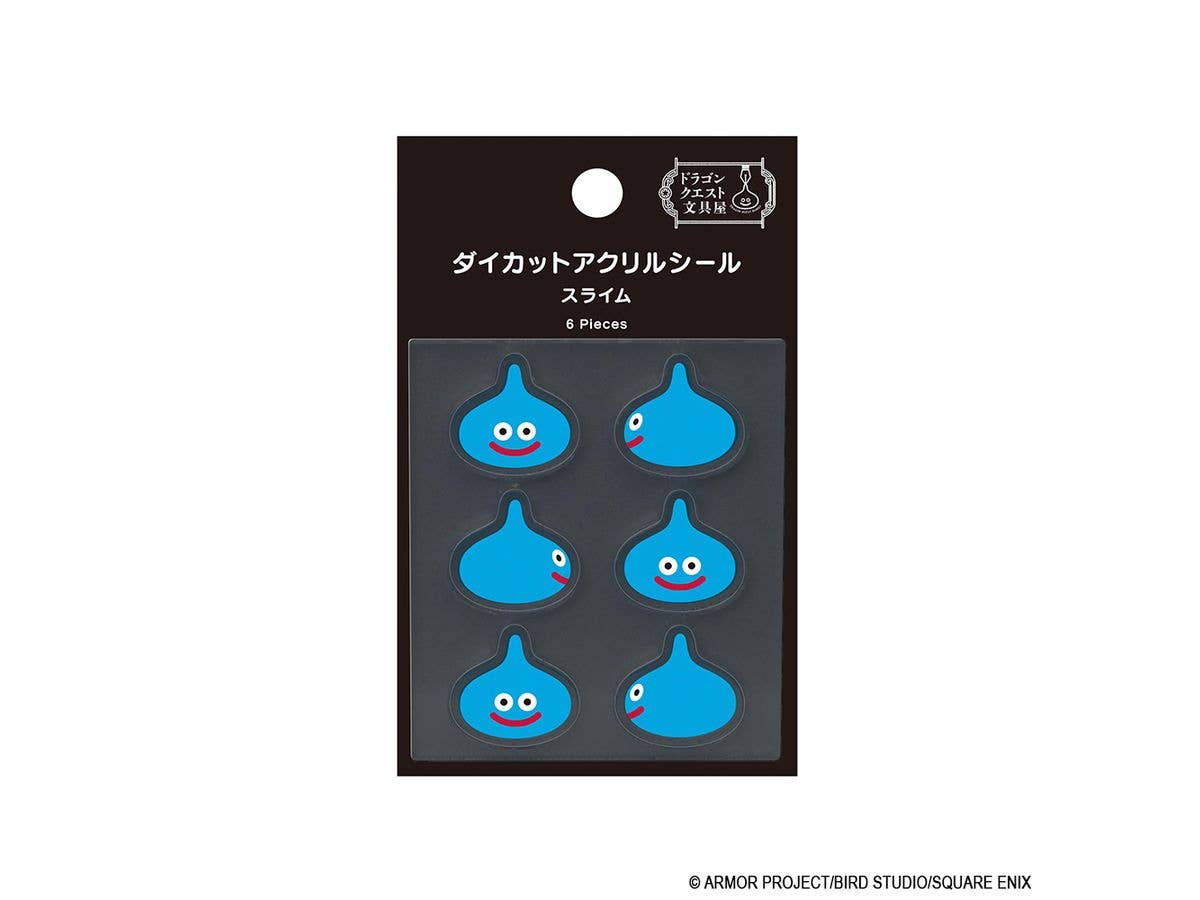 Dragon Quest: Stationery ShopDie-Cut Acrylic Sticker: Slime