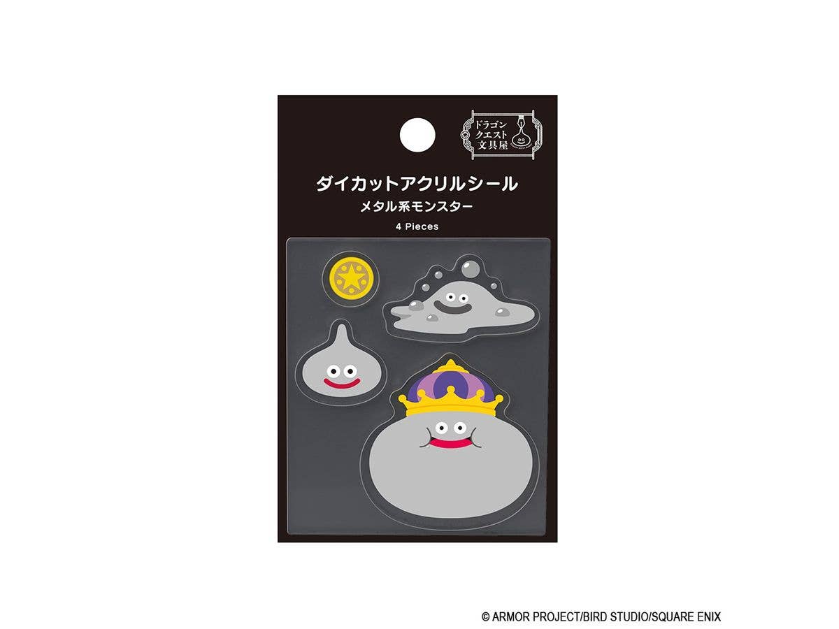 Dragon Quest: Stationery ShopDie-Cut Acrylic Sticker: Metal-Type Monsters