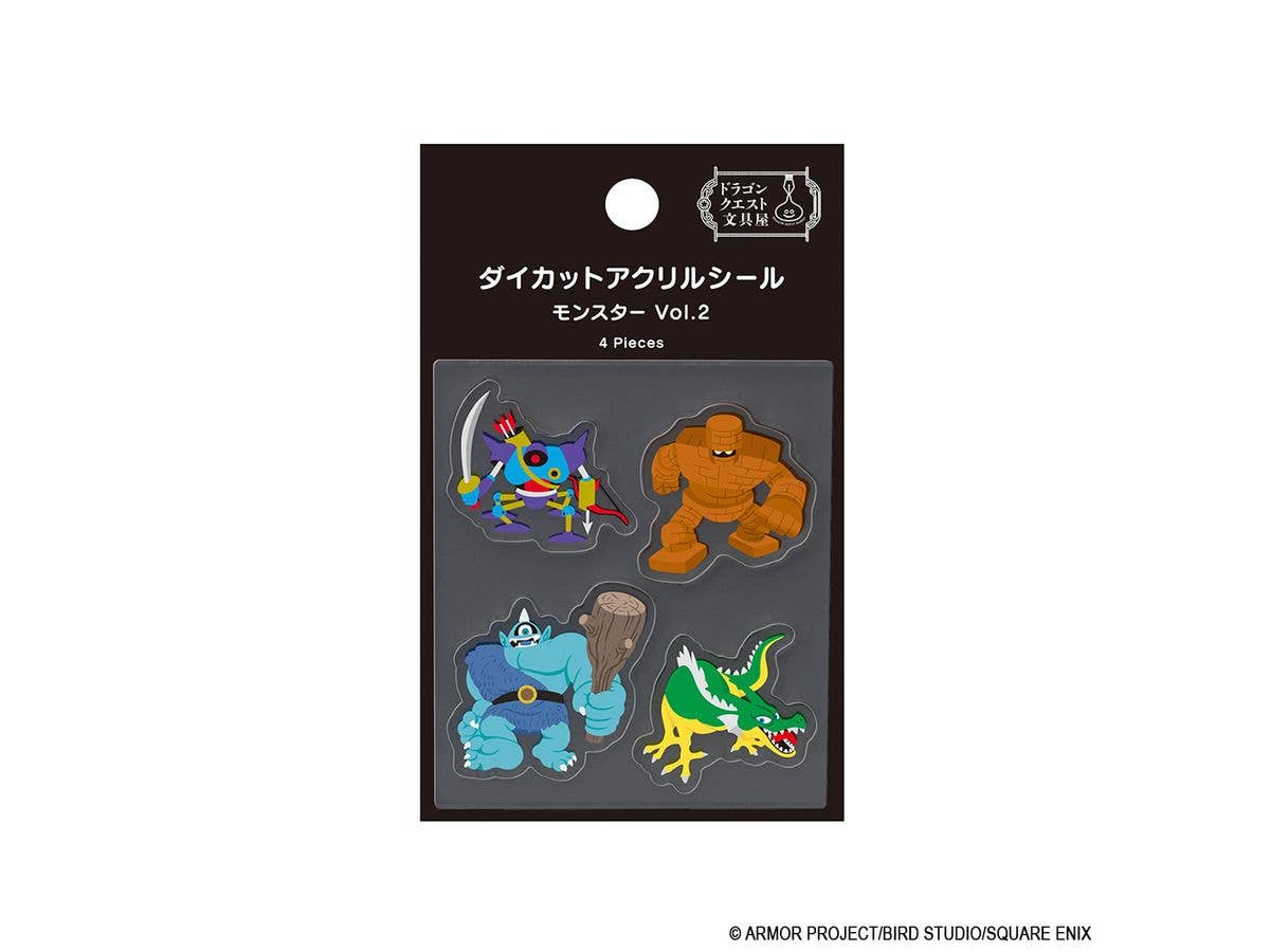 Dragon Quest: Stationery ShopDie-Cut Acrylic Sticker: Monsters Vol. 2