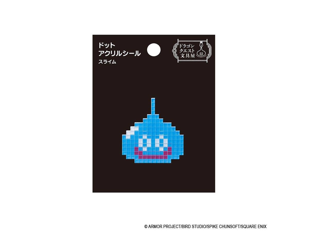 Dragon Quest: Stationery ShopPixel-Art Acrylic Sticker: Slime