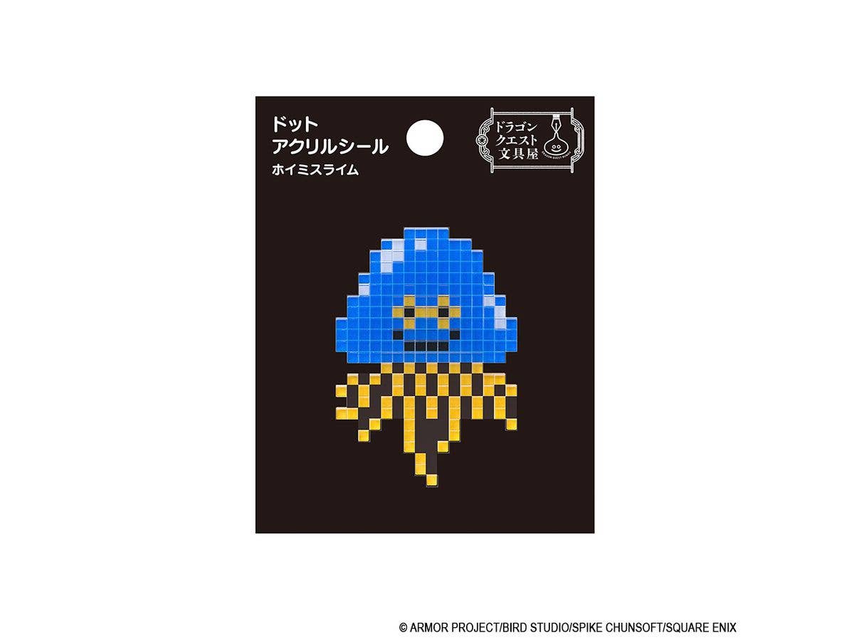 Dragon Quest: Stationery ShopPixel-Art Acrylic Sticker: Healslime