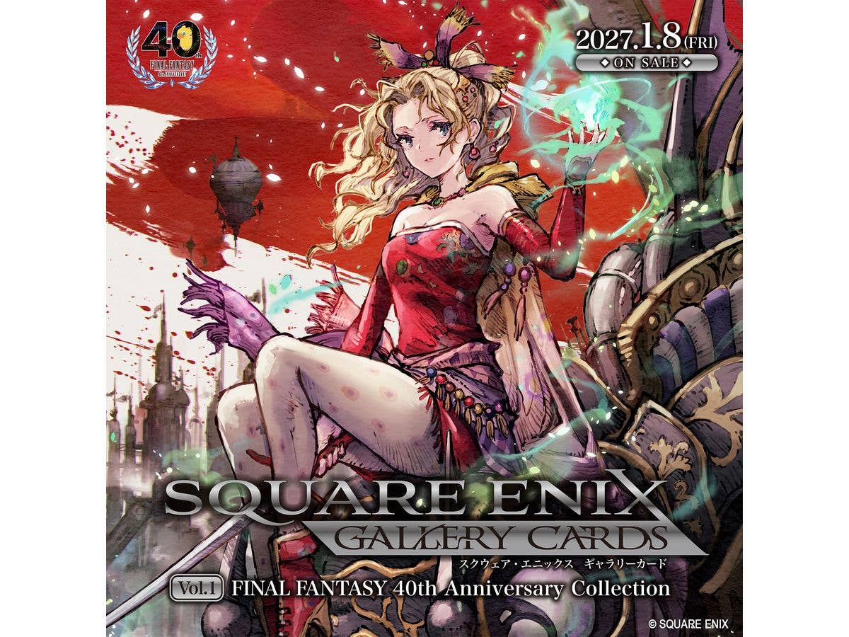 Square Enix Gallery Card Series 1: Final Fantasy 40th Anniversary Collection (1 box contains 10 packs)