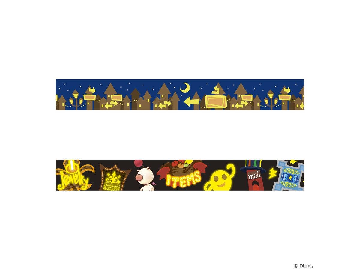 Kingdom Hearts : Stationery Masking Tape Set Traverse Town