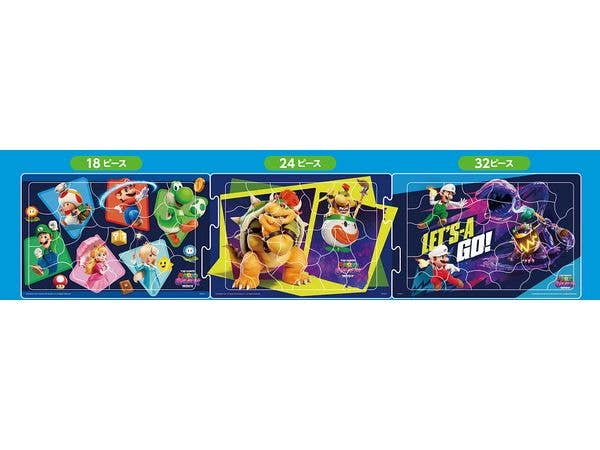 Step Panorama Puzzle: The Super Mario Galaxy Movie 18 + 24 + 32pcs (740 x 165mm)
