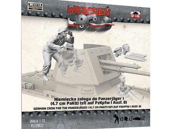 German Crew for Panzerjager I (4.7cm Pak[t] [sf] auf Pzkpfw I Ausf.B)