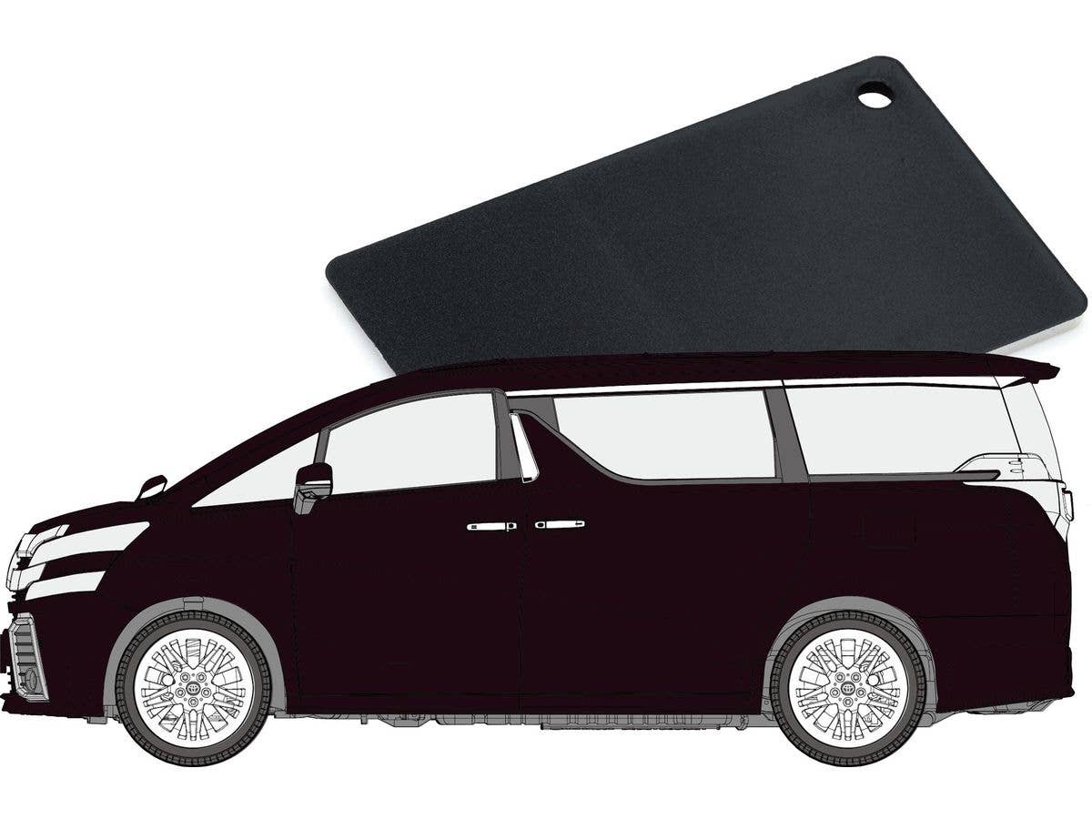 Toyota Vellfire ZA G EDITION (Burning Black Crystal Shine Glass Flake)