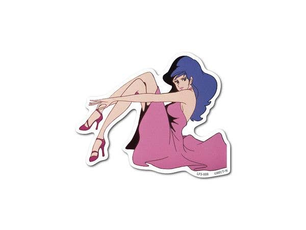 LP3-008 Lupin III: Die-cut Sticker Fujiko Mine
