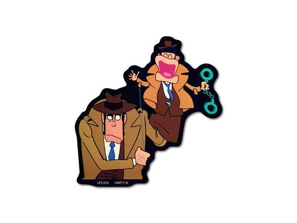 LP3-010 Lupin III: Die-cut Sticker Inspector Zenigata