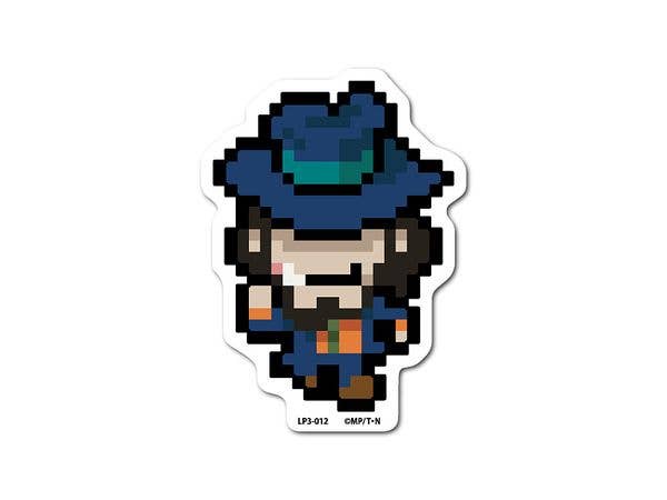 LP3-012 Lupin III: Pixel Art Sticker Daisuke Jigen