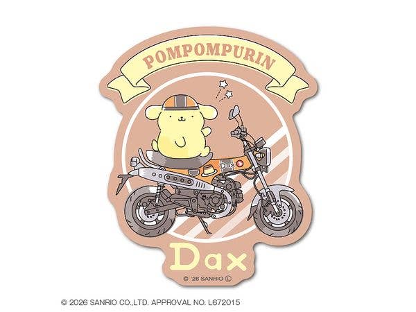 SANH-011 Honda x Sanrio Characters Die-cut Sticker Pompompurin Dax