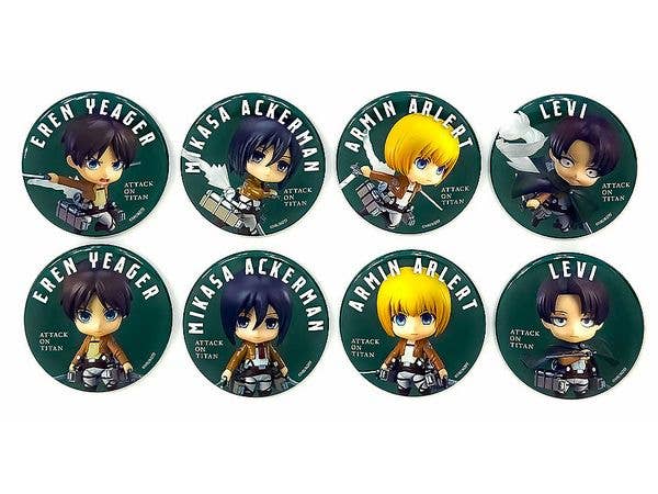 Attack on Titan Nendoroid Plus Collectible Pinback Button (Random 1P)