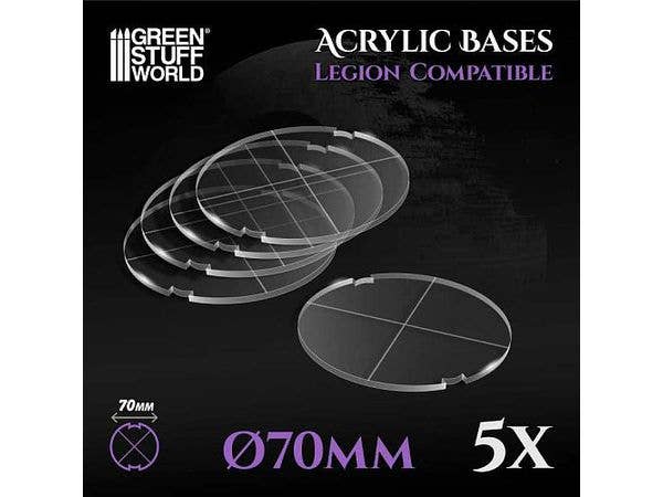 Acrylic Bases - Round (70mm)