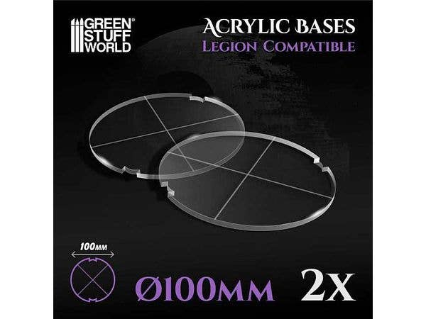 Acrylic Bases - Round (100mm)