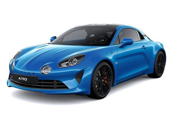 Alpine A110 S (Blue) with Case & Base