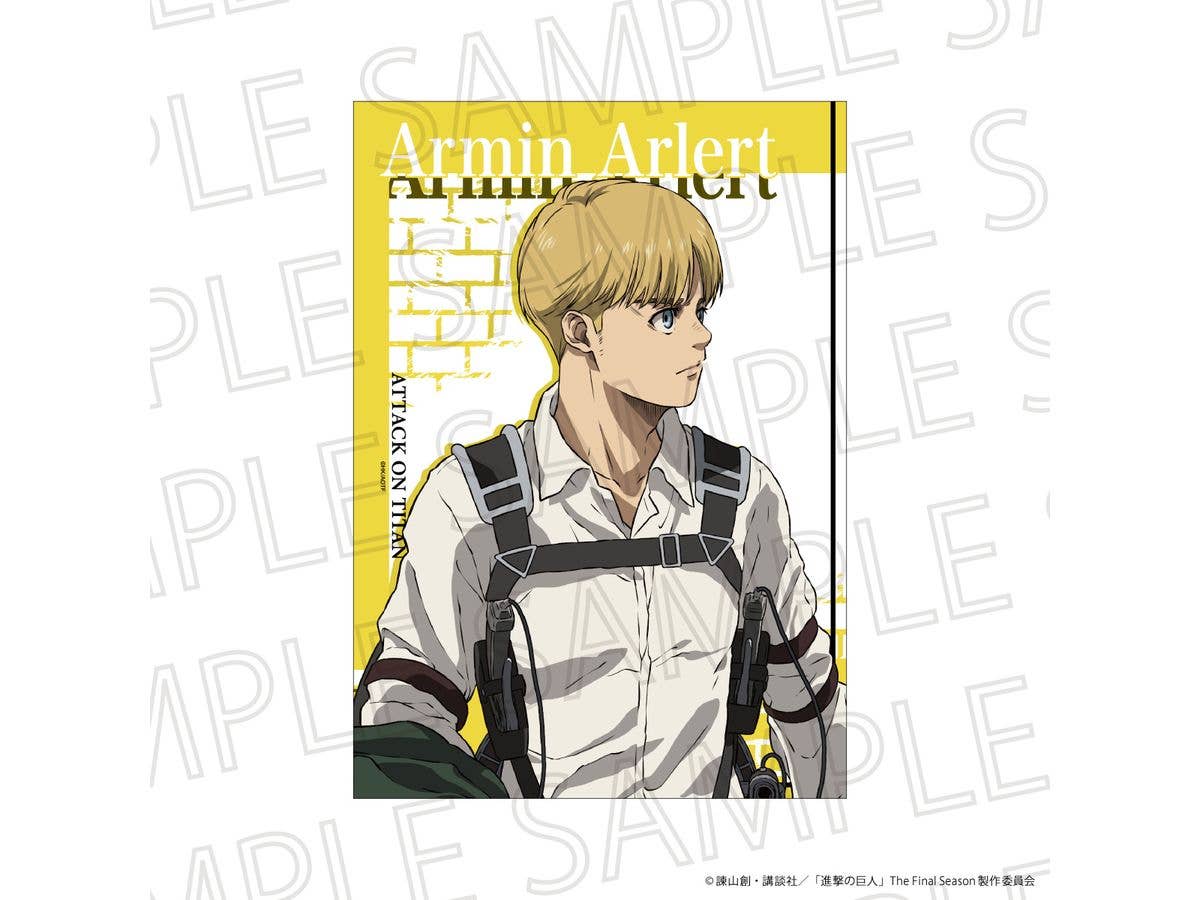 TV Anime Attack on Titan The Final Season - Large Clear Poster: Armin Arlert