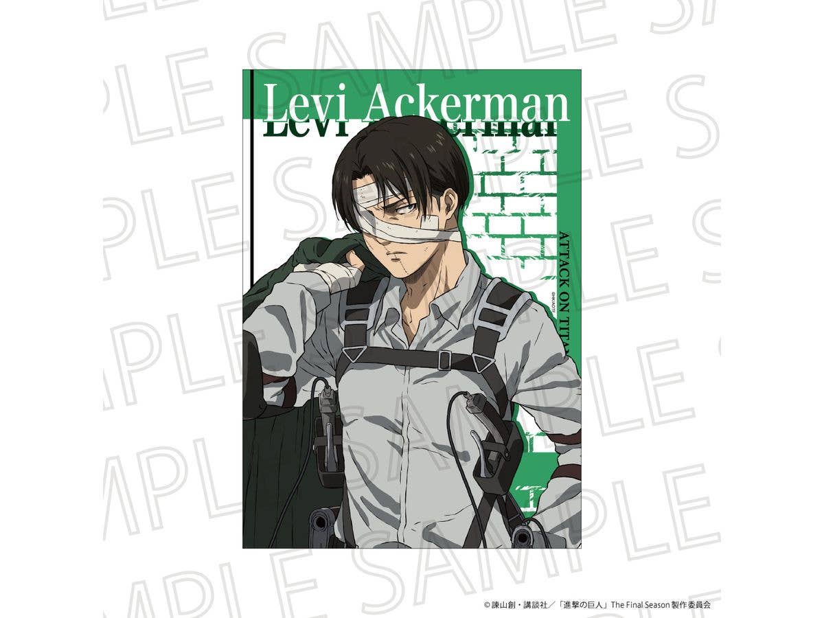 TV Anime Attack on Titan The Final Season - Large Clear Poster: Levi Ackerman