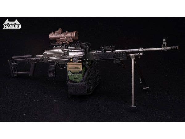 WM-05A Regular Machine Gun Set Metal Black Action Figure Complete Model Option Part