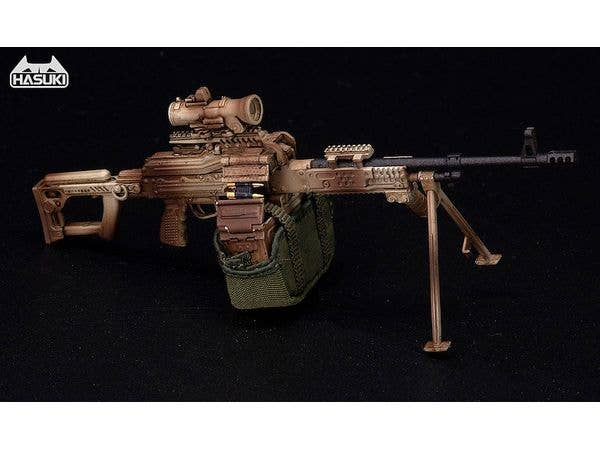 WM-05B Regular Machine Gun Set Desert Camouflage Action Figure Complete Model Option Part