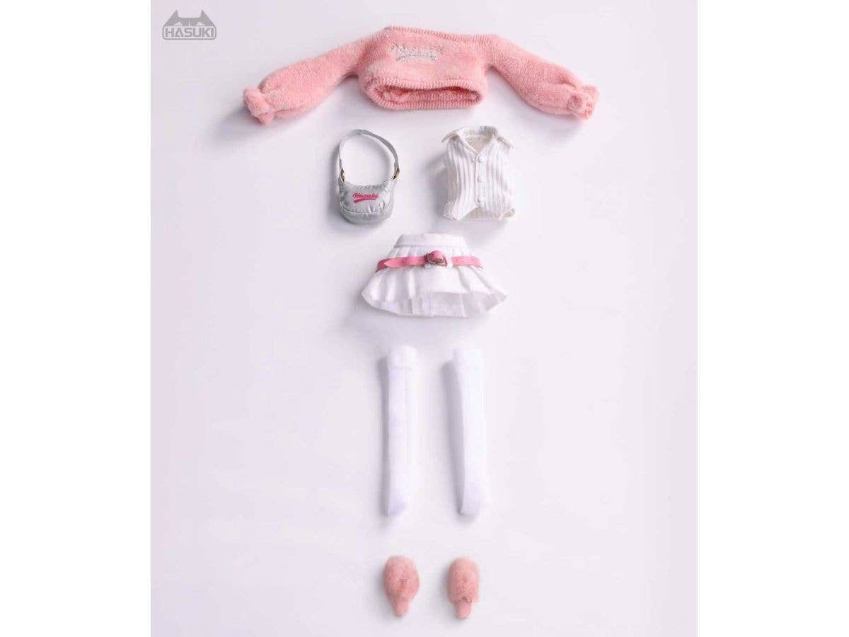 Doll Costume CS020 Pink Gal Set (for Doll) (Compatible Sizes: 1/10-1/12 Scale)